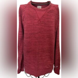 Champion Authentic Athletic Apparel Red Pullover Sweatshirt Men's L